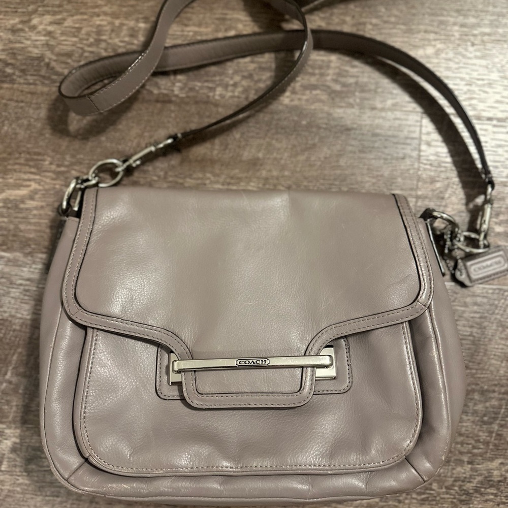 Vintage Coach Taylor Leather Crossbody Bag